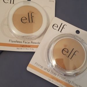 ELF Face Powder  & Teeez Romantic Red Lipstick